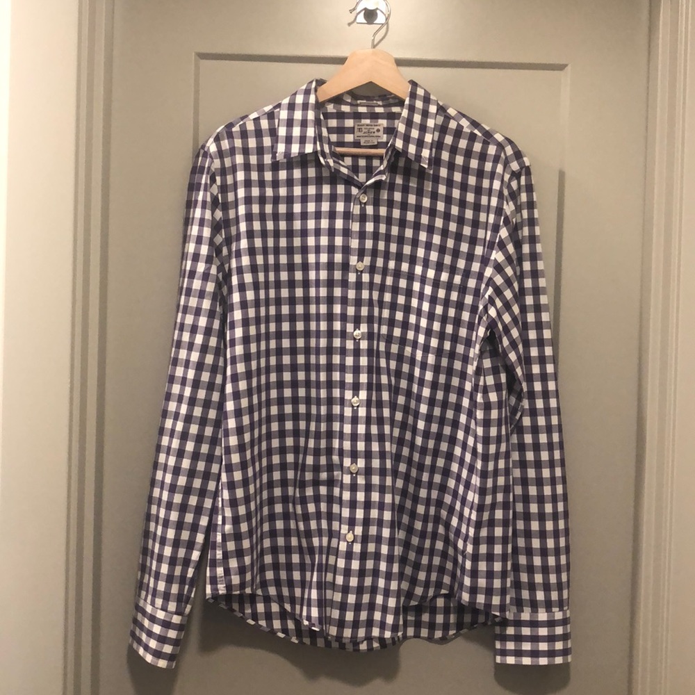 J Crew Plaid Button Down